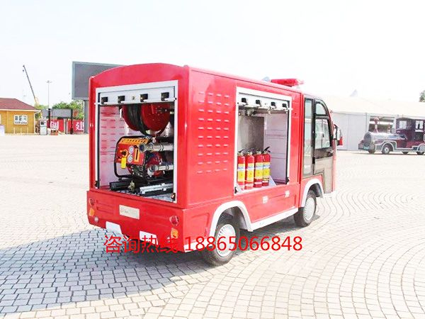 電動四輪消防車